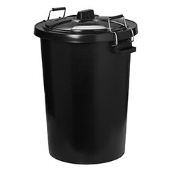 Dustbin With Locking Lid 90L